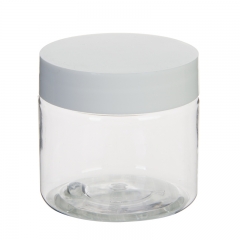 bocaux à côtés droits pour animaux de compagnie en plastique