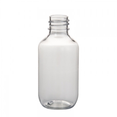 bouteille ambre en plastique pour animaux de compagnie