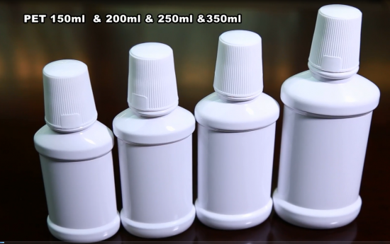  150ml  200ml  250ml  350ml rince-bouche vide emballage liquide oral bouteille en plastique pour animaux de compagnie