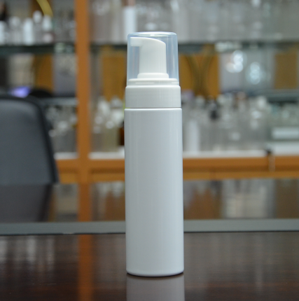  250ml bouteille de pompe à mousse de savon liquide pour animaux de compagnie blanc vide nettoyant pour le visage bouteille de pompe à mousse de savon