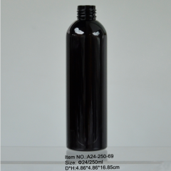  250ml bouteille PET ronde cylindre vide