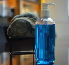  10oz  300ml bouteille de pompe ronde pour animaux de compagnie boston vide