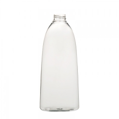 bouteille d'épaule oblique 1000ml bouteille en plastique pour animaux de compagnie pour shampooing