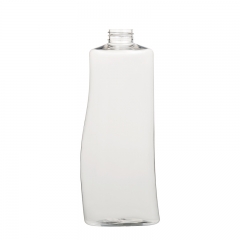 forme d'onde ovale 750ml conception unique de bouteille d'animal familier pour le shampooing