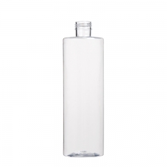 cylindre plat épaule ronde 550ml bouteille en plastique pour animaux de compagnie