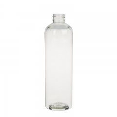boston rond 500 Rechargeable contenant cosmétique bouteille en PET transparente