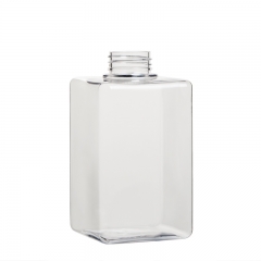 carré quatre coins bouche large 500 ml vide 16oz Bouteille d'animal de compagnie en plastique conteneur cosmétique