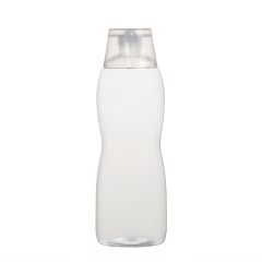 gourd forme petite bouteille de taille 500 ml vide 16oz Bouteille d'animal de compagnie cosmétique pour shampoing
