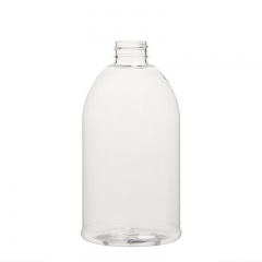 Bouteille ronde 500 ml vide 16oz Main de l'animal de compagnie cosmétique désinfectant bouteille