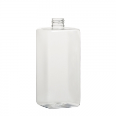 Bouteille carrée 460ml Bouteille en plastique