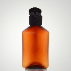  120ml Bouteille d'animal plate avec capuchon à flip