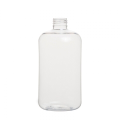 Bottle rond de Boston 400ml Animal plastique clair pour les soins de la peau