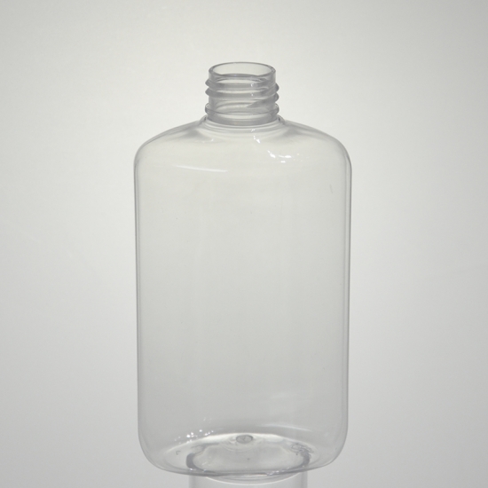 Bouteille d'eau carrée plate vide en plastique de 255 ml