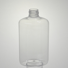 Bouteille d'eau carrée plate vide en plastique de 255 ml