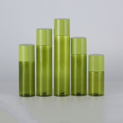 Bouteilles cylindriques en plastique PET

