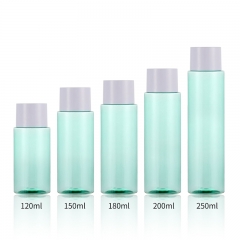 Bouteilles cylindriques en plastique PET
